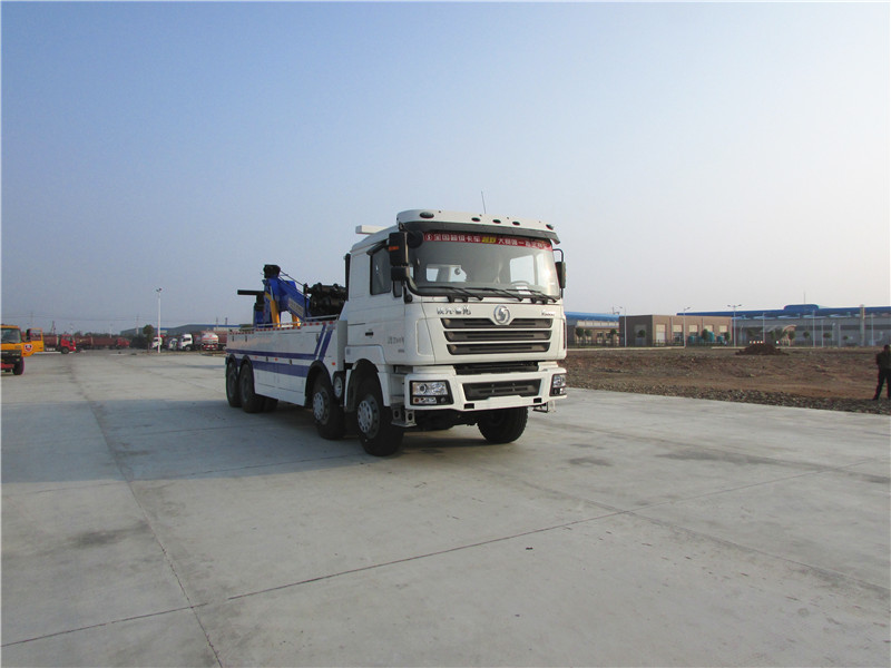 陜汽前四后八拖吊聯(lián)體清障車(chē)