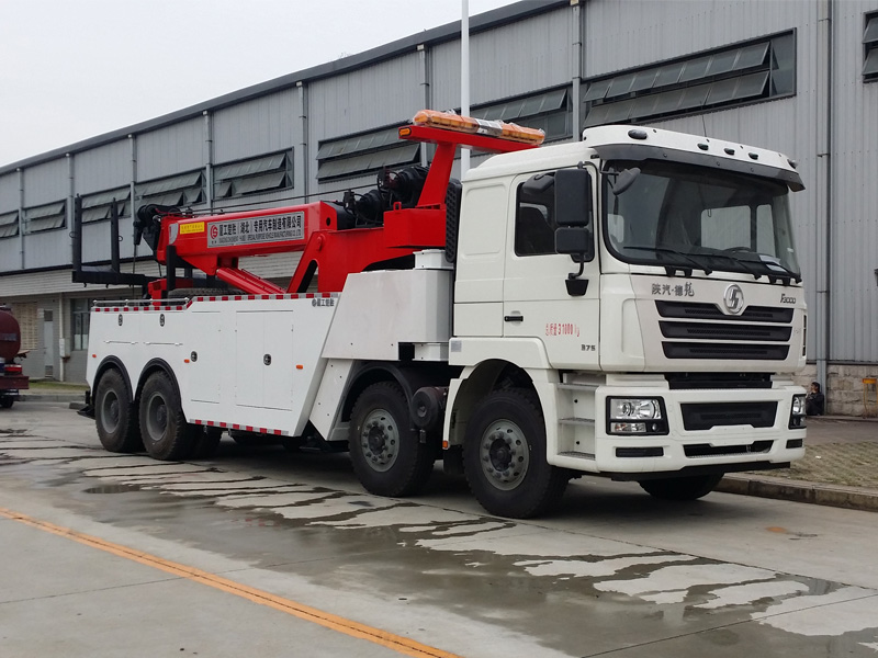 陜汽前四后八拖吊分體清障車(chē)